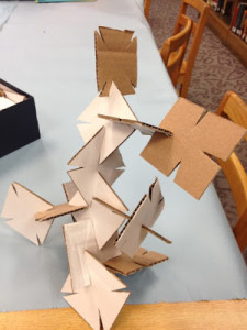 Building with Cardboard Squares