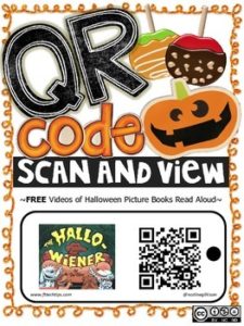 Free Halloween QR Code Listening Center