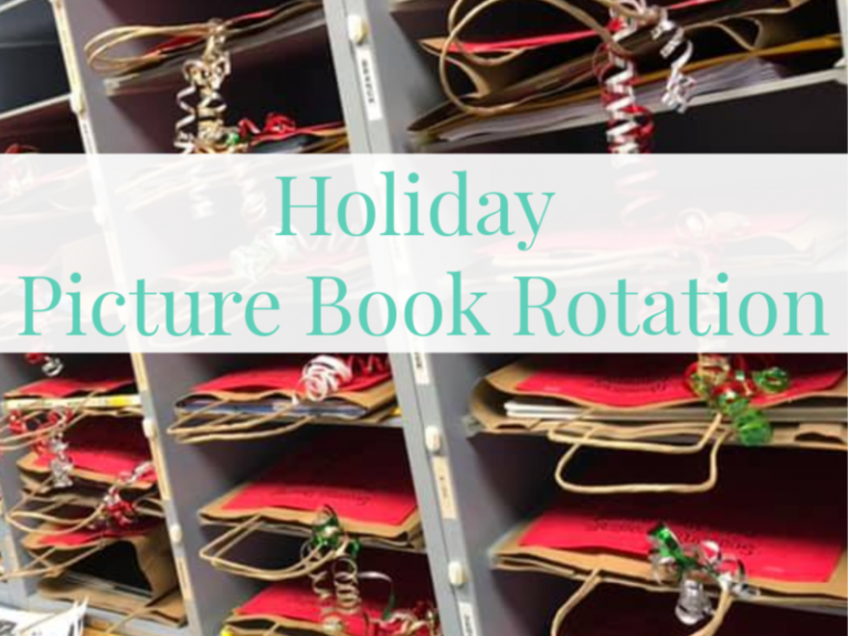 holiday picture books in teacher mailboxes