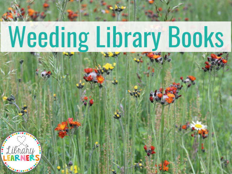 Weeding Library Books Flowers