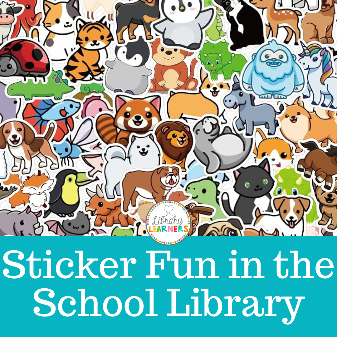 School Library Fun with Stickers