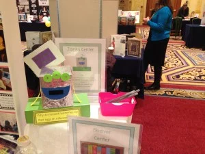 Library Centers table at AASL