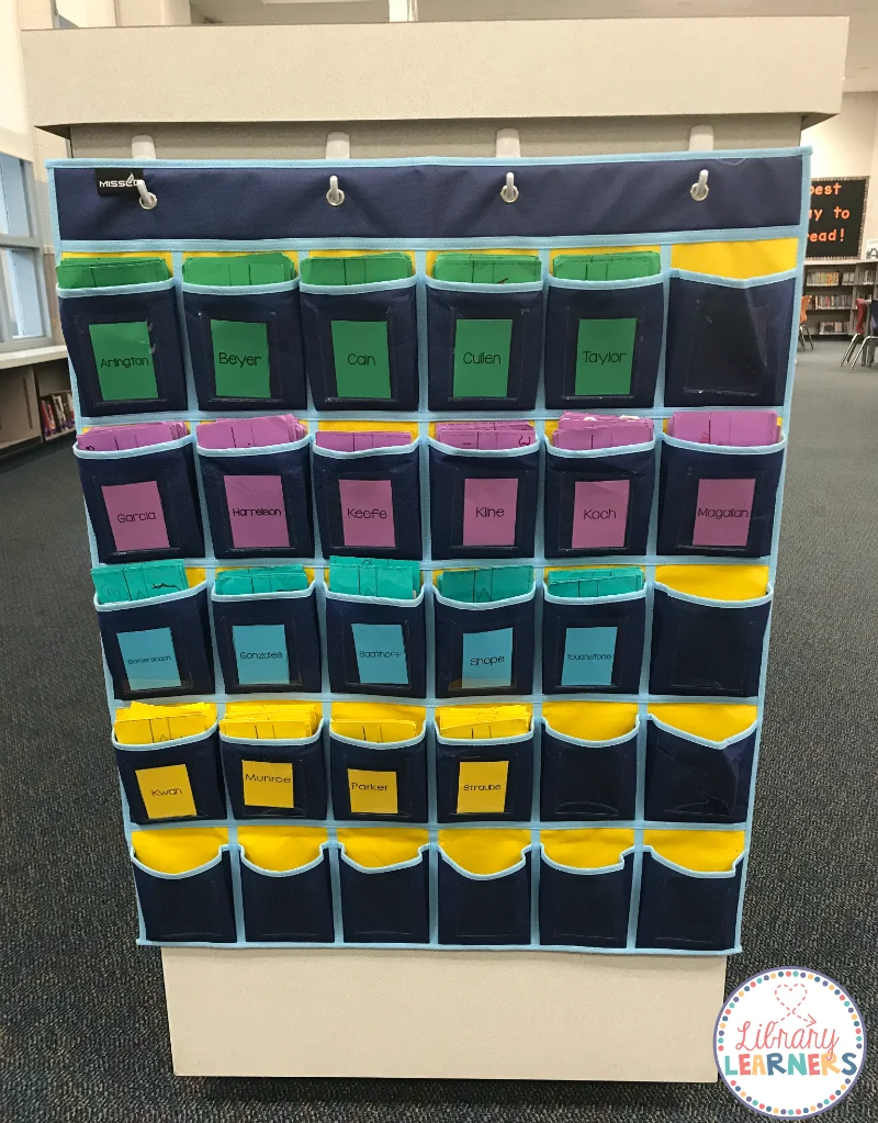 pocket chart in library