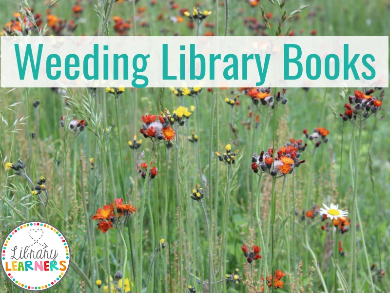 Weeding Library Books Flowers