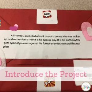 Library book wrapped by student