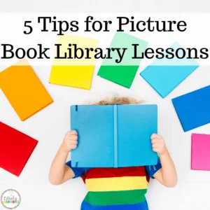 child reading colorful books